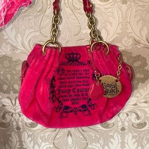Hot pink juicy couture shoulder bag